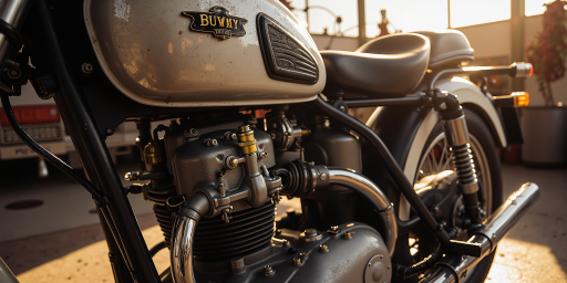 《禅与摩托车维修艺术》书籍封面，封面为摩托车和道路的抽象图案，色调偏灰蓝，书名和作者名清晰可见